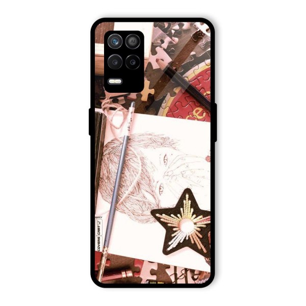 Artistic Messy Glass Back Case for Realme 9 5G