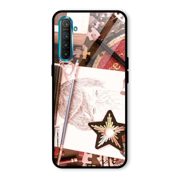 Artistic Messy Glass Back Case for Realme XT