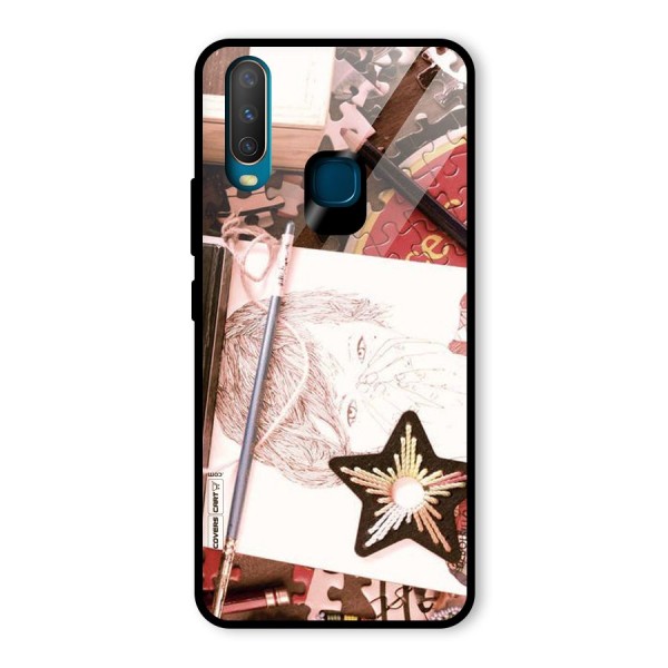 Artistic Messy Glass Back Case for Vivo Y12