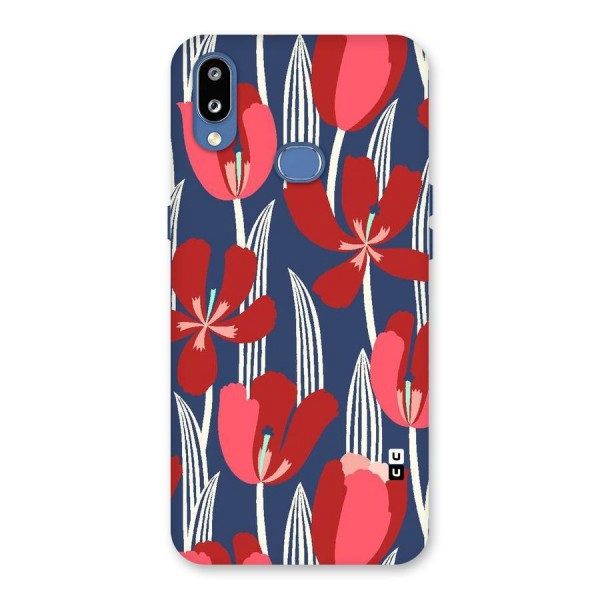 Artistic Tulips Back Case for Galaxy M01s