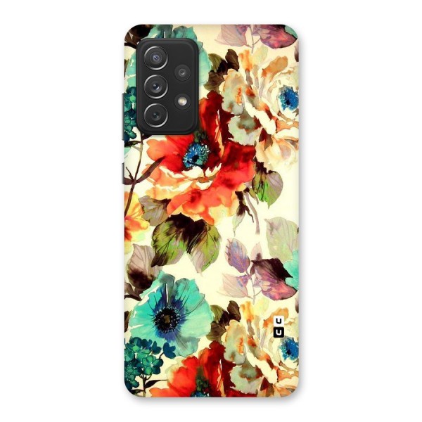 Artsy Bloom Flower Back Case for Galaxy A72