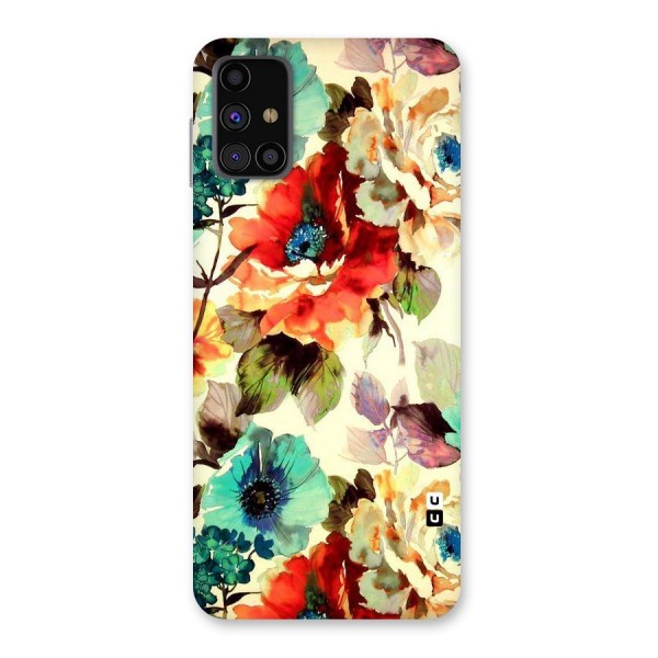 Artsy Bloom Flower Back Case for Galaxy M31s