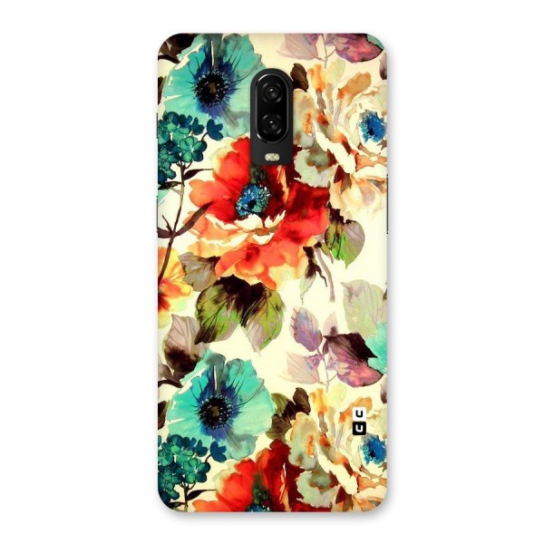 Artsy Bloom Flower Back Case for OnePlus 6T