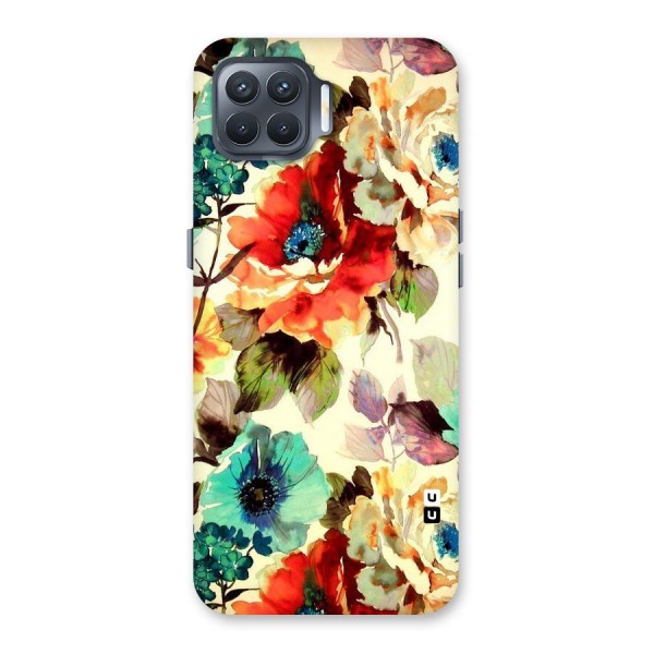 Artsy Bloom Flower Back Case for Oppo F17 Pro