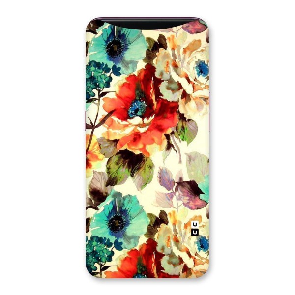 Artsy Bloom Flower Back Case for Oppo Find X