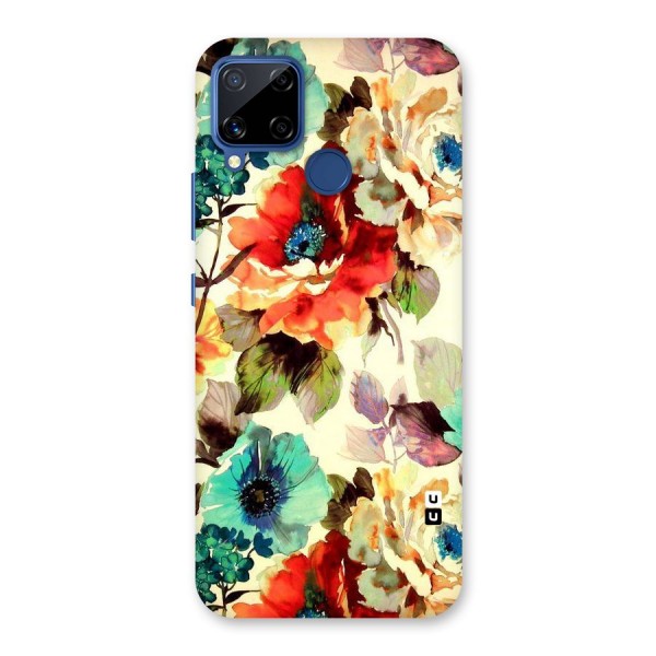 Artsy Bloom Flower Back Case for Realme C12