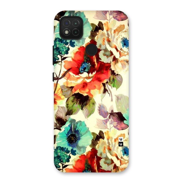 Artsy Bloom Flower Back Case for Redmi 9C