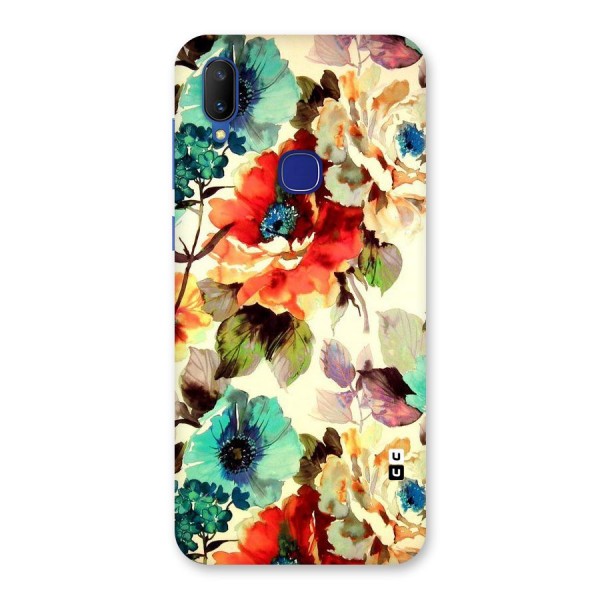 Artsy Bloom Flower Back Case for Vivo V11