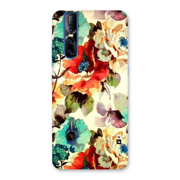 Artsy Bloom Flower Back Case for Vivo V15 Pro