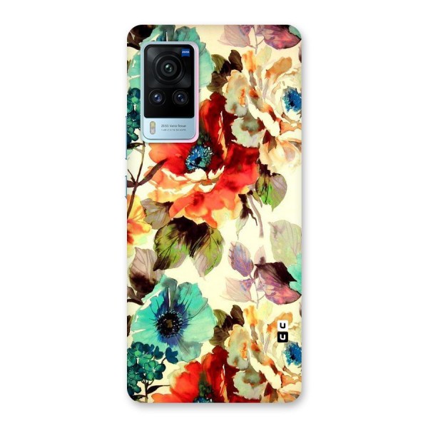 Artsy Bloom Flower Back Case for Vivo X60 Pro