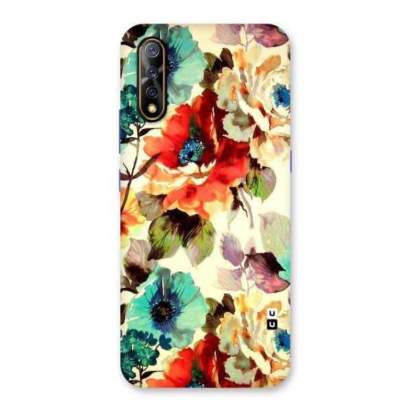 Artsy Bloom Flower Back Case for Vivo Z1x