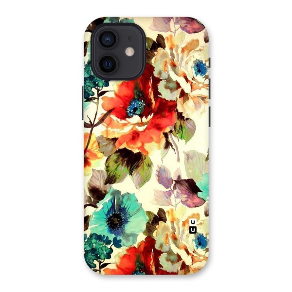 Artsy Bloom Flower Back Case for iPhone 12