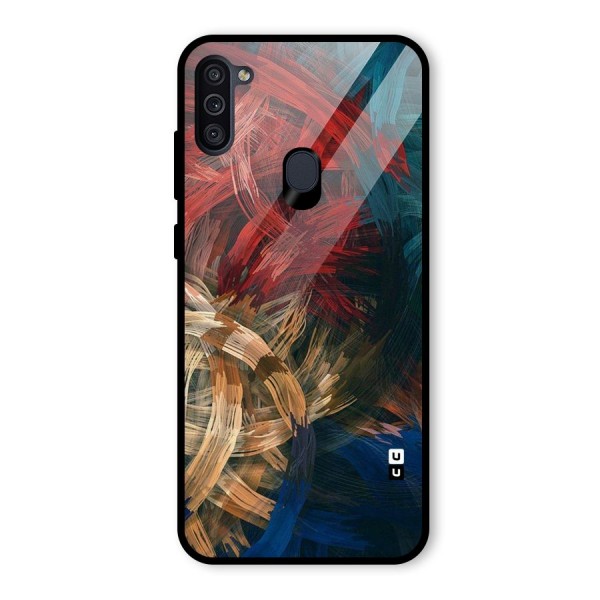 Artsy Colors Glass Back Case for Galaxy M11