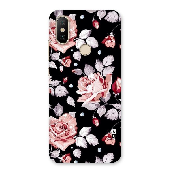 Artsy Floral Back Case for Mi A2