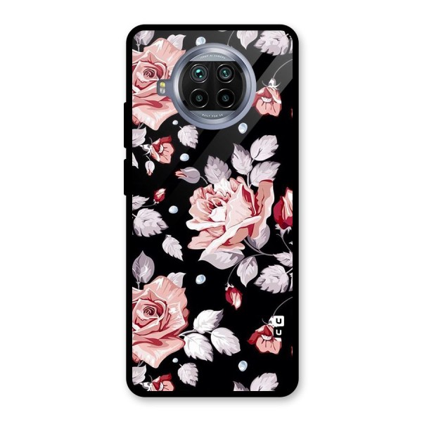 Artsy Floral Glass Back Case for Mi 10i