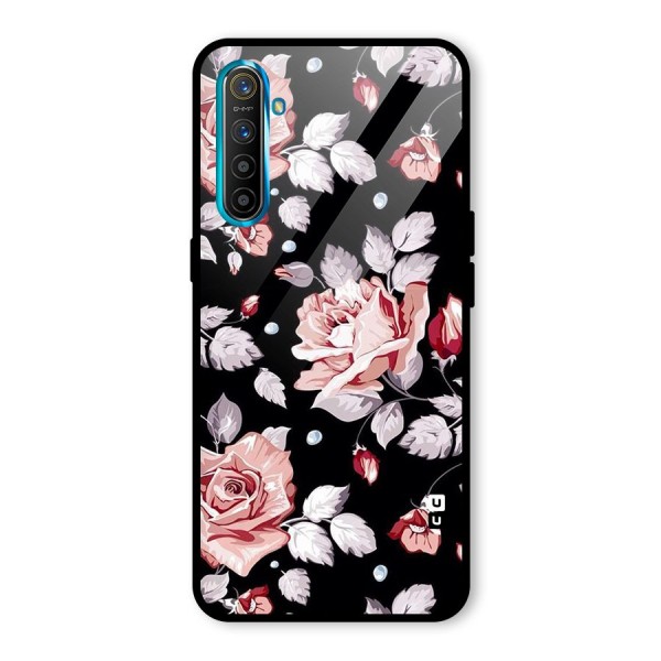 Artsy Floral Glass Back Case for Realme XT