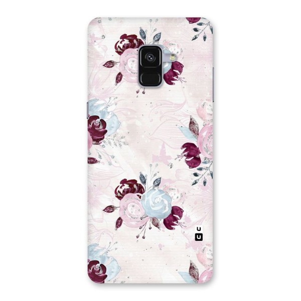 Artsy Florasy Back Case for Galaxy A8 Plus