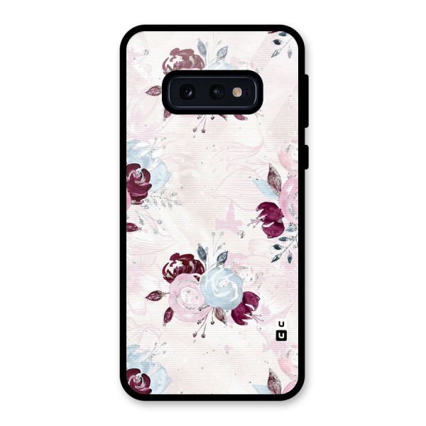 Artsy Florasy Glass Back Case for Galaxy S10e