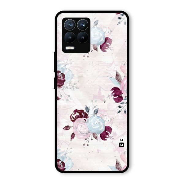 Artsy Florasy Glass Back Case for Realme 8