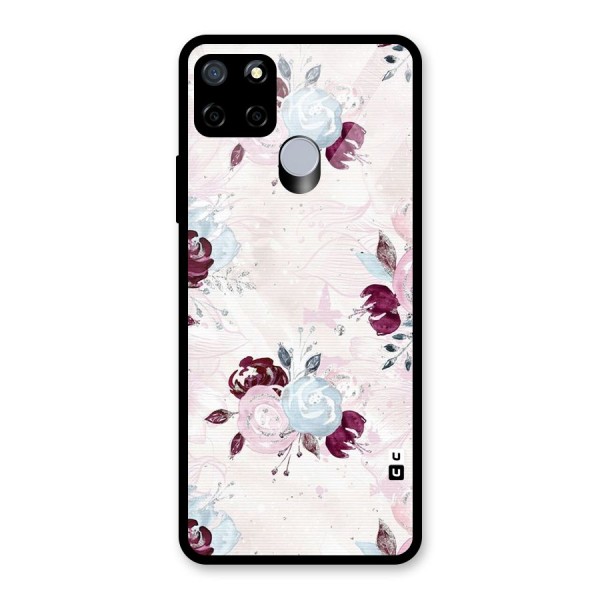 Artsy Florasy Glass Back Case for Realme C12