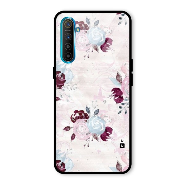 Artsy Florasy Glass Back Case for Realme XT