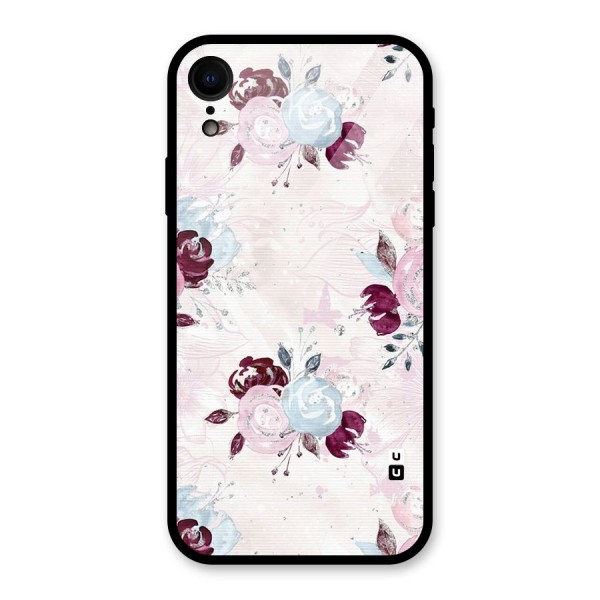 Artsy Florasy Glass Back Case for XR