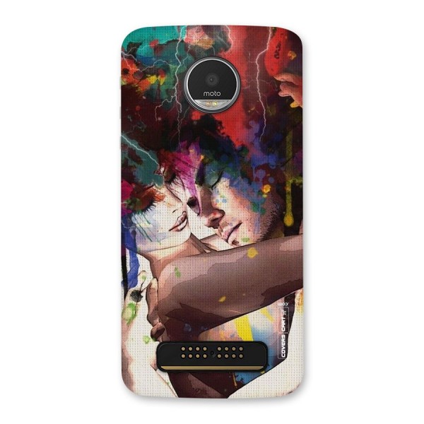 Artsy Romance Back Case for Moto Z Play