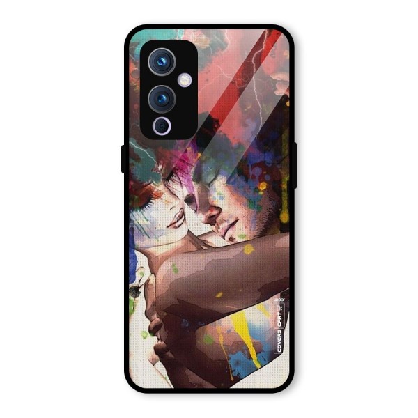 Artsy Romance Glass Back Case for OnePlus 9