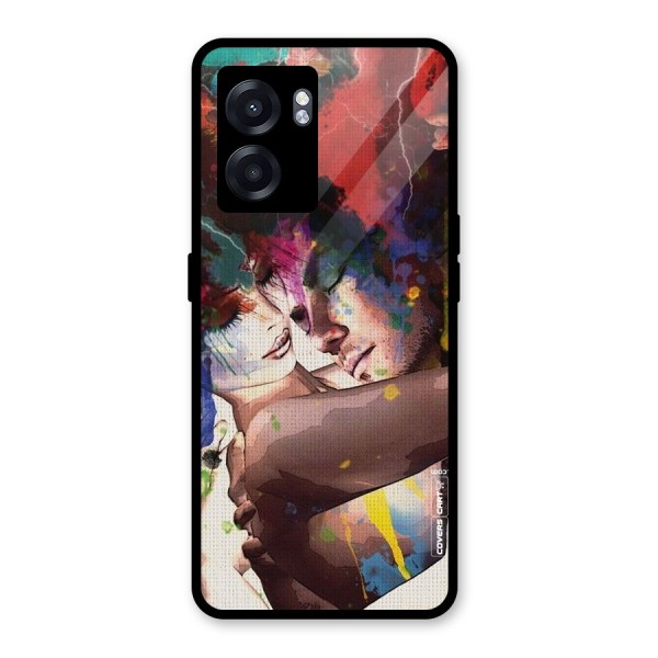 Artsy Romance Glass Back Case for Oppo K10 (5G)