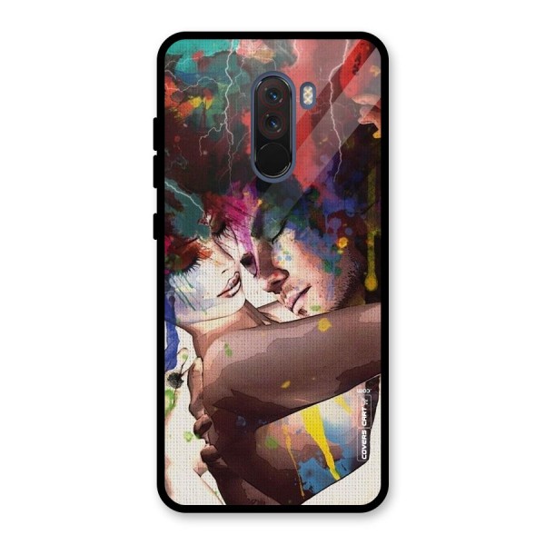 Artsy Romance Glass Back Case for Poco F1