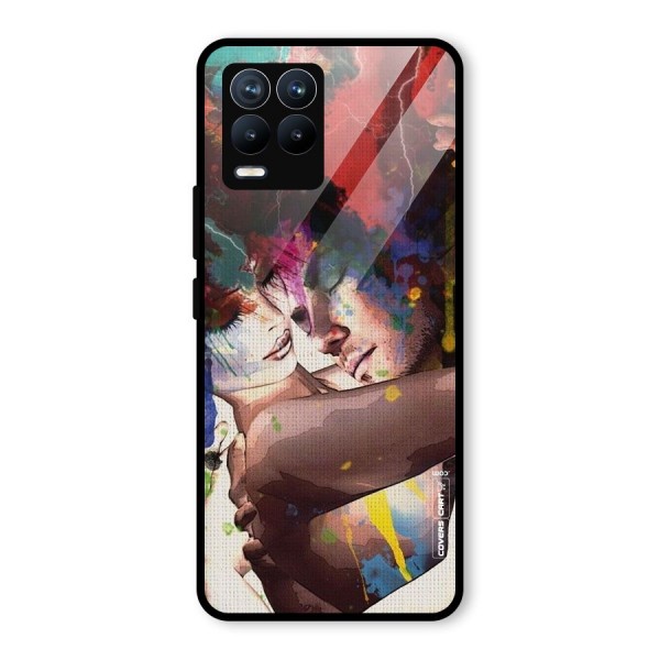 Artsy Romance Glass Back Case for Realme 8 Pro