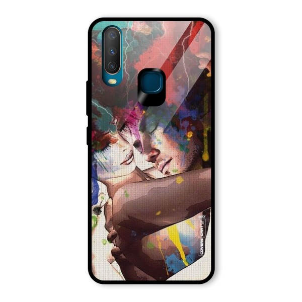 Artsy Romance Glass Back Case for Vivo Y12