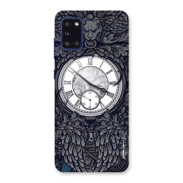 Artsy Wall Clock Back Case for Galaxy A31