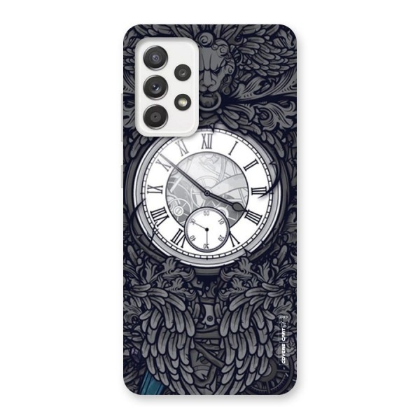 Artsy Wall Clock Back Case for Galaxy A52