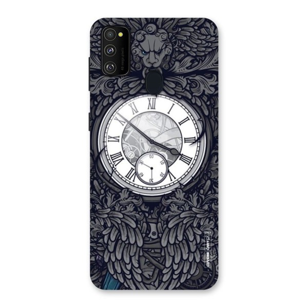 Artsy Wall Clock Back Case for Galaxy M21