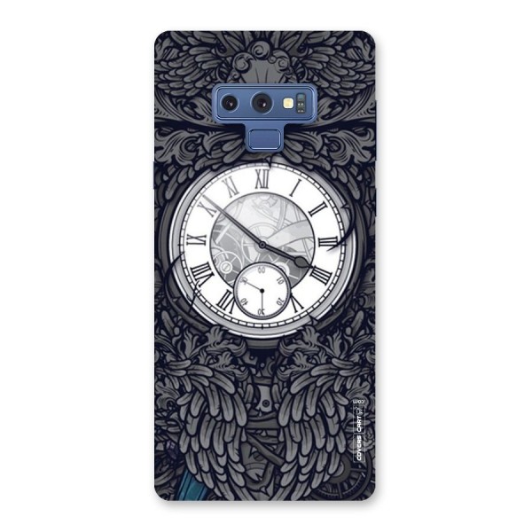 Artsy Wall Clock Back Case for Galaxy Note 9