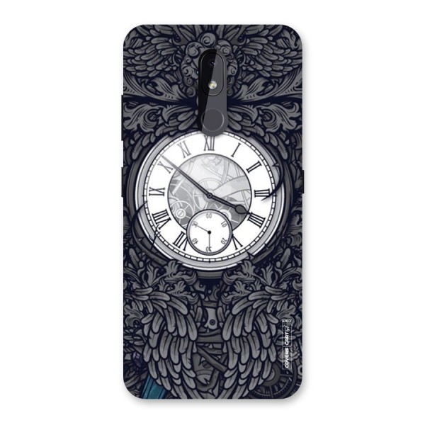 Artsy Wall Clock Back Case for Nokia 3.2