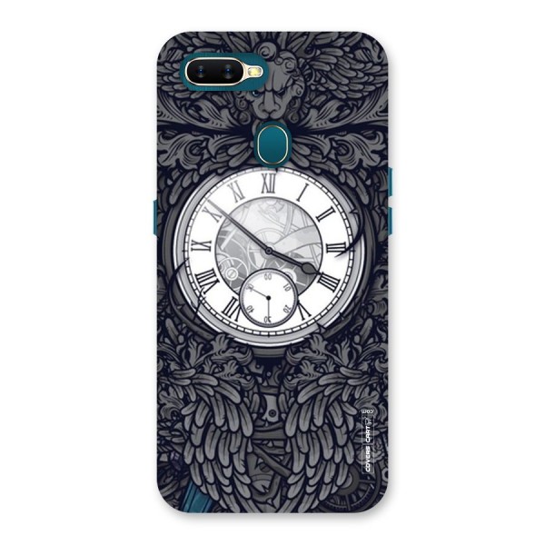 Artsy Wall Clock Back Case for Oppo A12