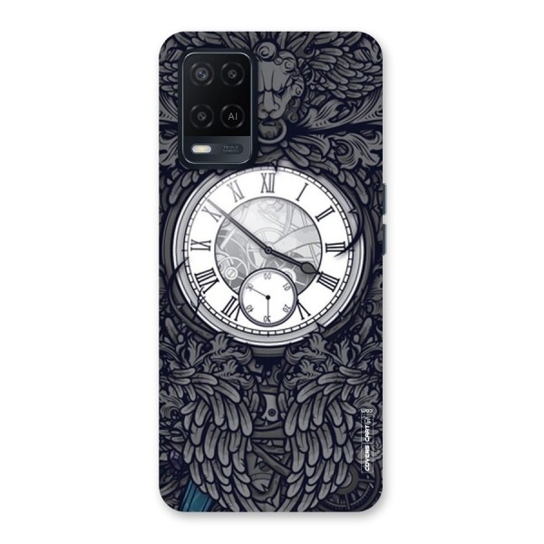 Artsy Wall Clock Back Case for Oppo A54