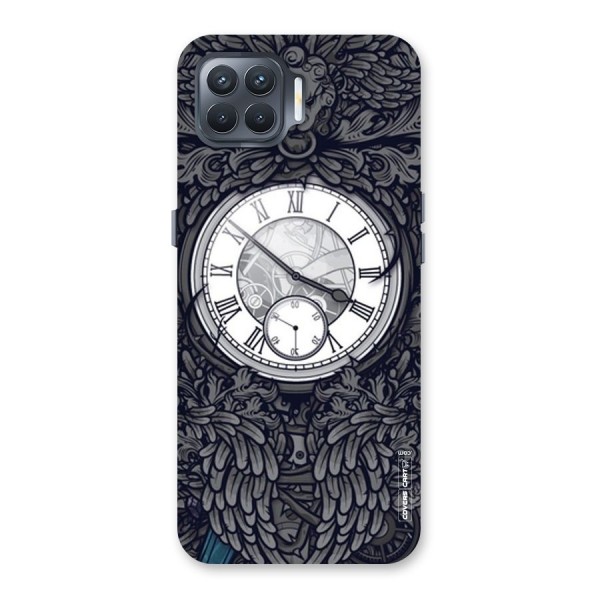 Artsy Wall Clock Back Case for Oppo F17 Pro