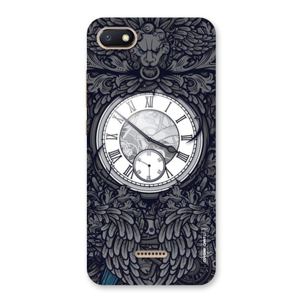 Artsy Wall Clock Back Case for Redmi 6A