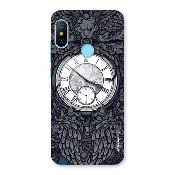 Artsy Wall Clock Back Case for Redmi 6 Pro