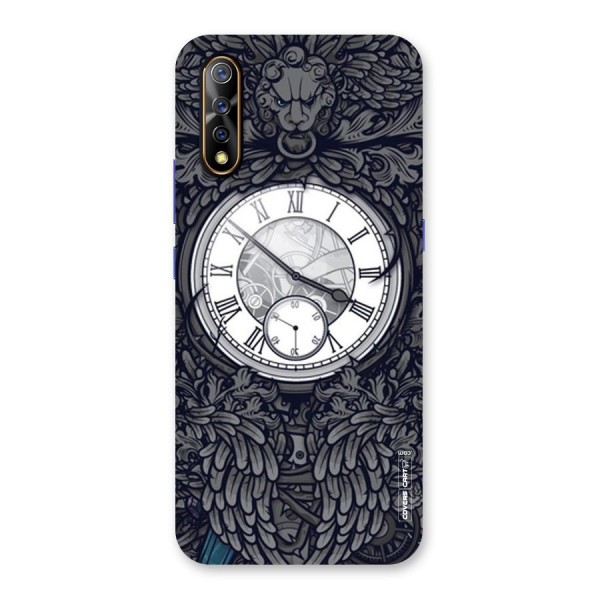 Artsy Wall Clock Back Case for Vivo S1