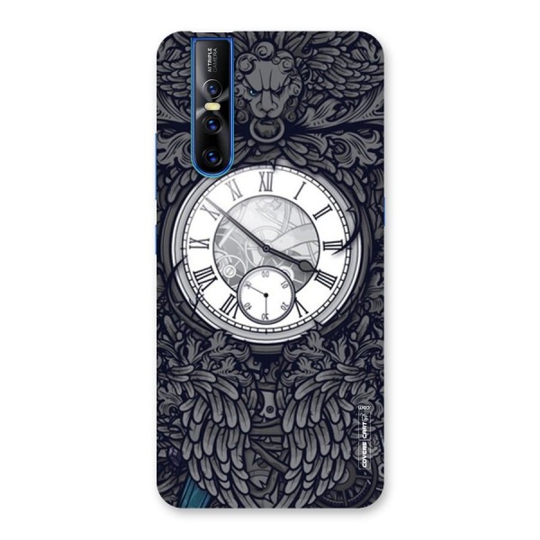 Artsy Wall Clock Back Case for Vivo V15 Pro