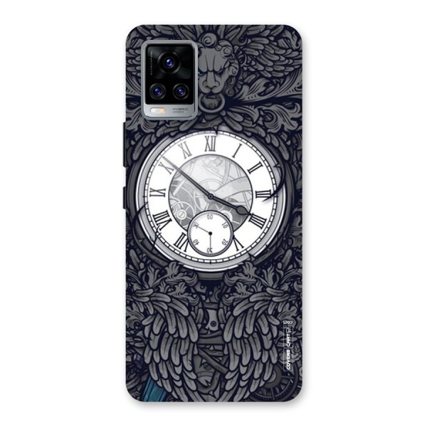 Artsy Wall Clock Back Case for Vivo V20 Pro