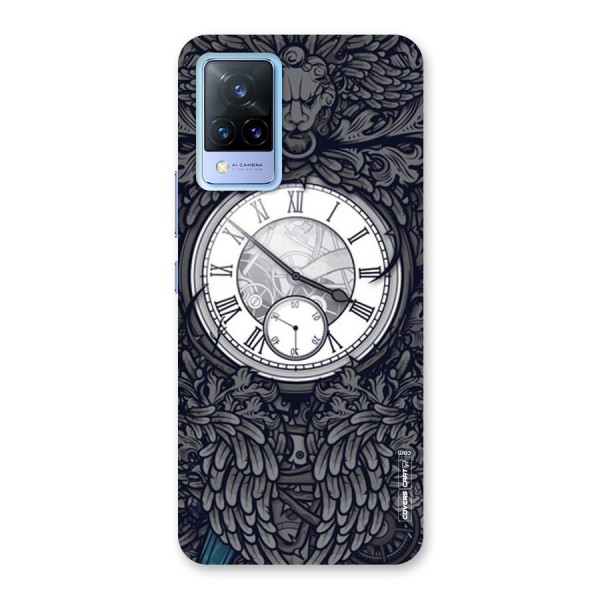 Artsy Wall Clock Back Case for Vivo V21 5G