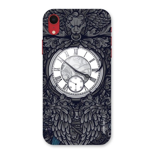 Artsy Wall Clock Back Case for iPhone XR