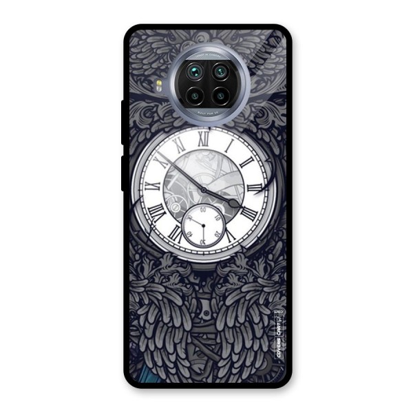 Artsy Wall Clock Glass Back Case for Mi 10i