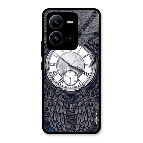 Artsy Wall Clock Glass Back Case for Vivo V25