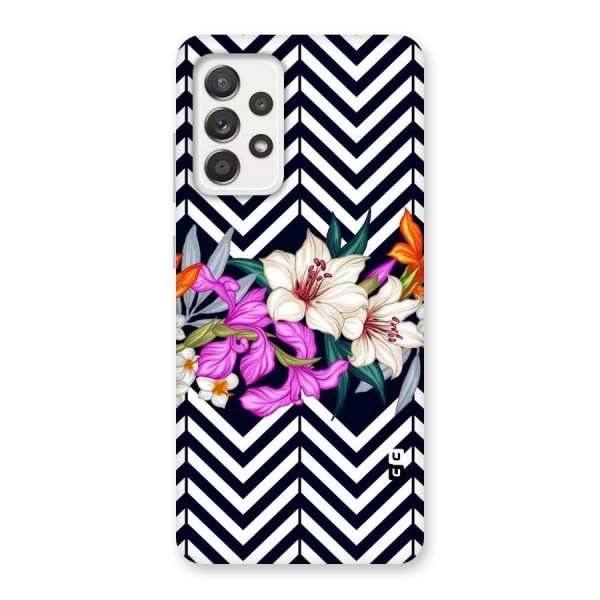 Artsy ZigZag Floral Back Case for Galaxy A52